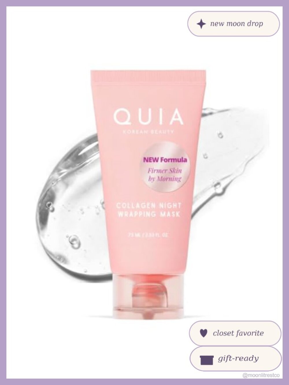 Collagen Overnight Wrapping Mask Peel-Off Korean Beauty Fine Lines Dull Skin